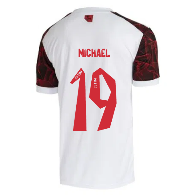 2021/22 Flamengo Away Kit Soccer Jersey MICHAEL #19